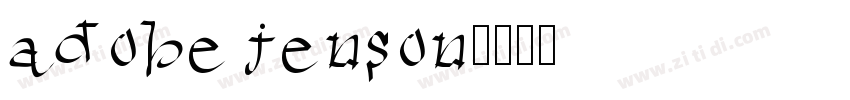 adobe jenson字体转换